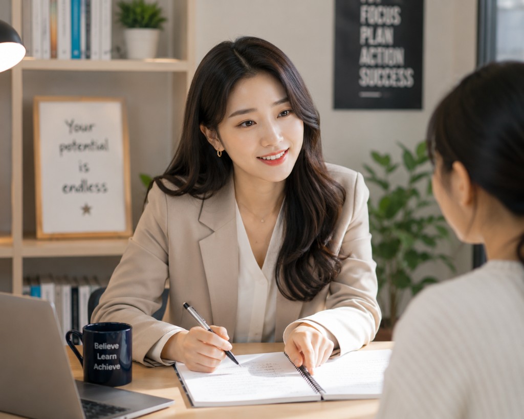 한국인 멘토와 함께하는 학습 관리